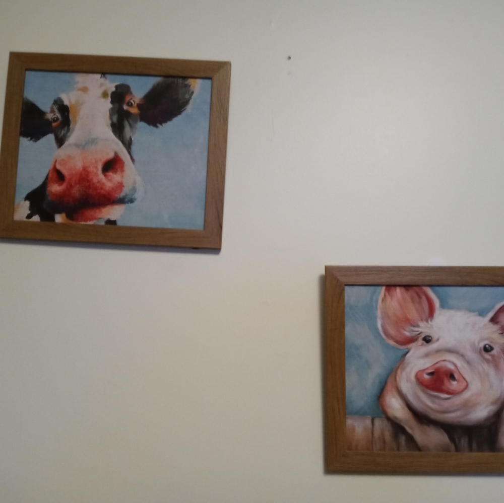 Pig and cow painting